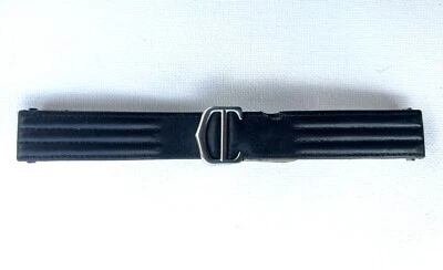 $419 • Buy Cartier Roadster 19mm Black Leather Watch Straps And 18mm Clasp
