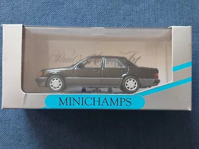 MINICHAMPS 1/43 Mercedes Benz 500E Blue Black Metallic MIN 3240 W124 • $245