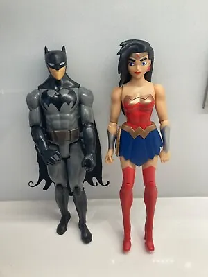 Batman & Wonder Woman Justice League  12 Inch Action Figures  • £3.99