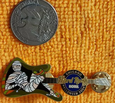 Chicago Hard Rock Hotel 2004  Halloween  Egyptian Mummy Girl Guitar Limted 200 • $23.96