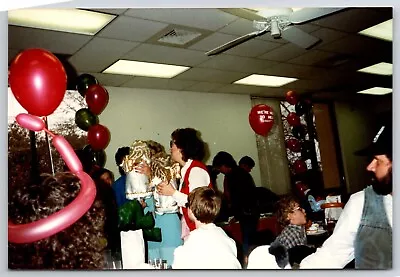 Vintage Photograph Picture Found Snapshot 80's Office Party • $7.62