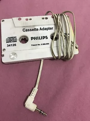 £5.50 • Buy Philips Cassette AUX 3.5mm Player Jack MP3 IPod IPhone Audio Adapter Car Audio