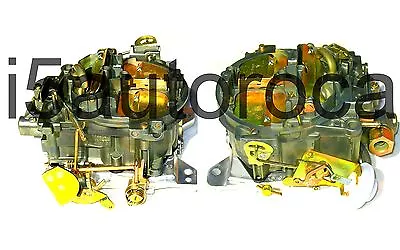 Set Of 2 Marine Carburetors Rochester 4BBL Quadrajet 4.3L 262 V6 Merc Dichromate • $770