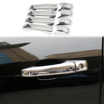 $35 • Buy Chrome  Door Handles Trim Cover For 2011-2021 Dodge Durango Decor Accessories