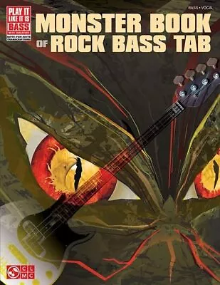 Monster Book Of Rock Bass Tab (Play It Like It Is Bass) • $19.50