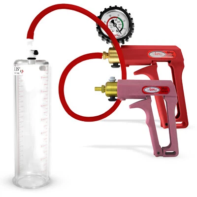 $94.69 • Buy LeLuv Penis Pump MAXI Red/Purple + Premium Hose | 9 /12  X 1.35 -3.70  Cylinder