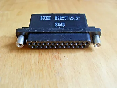 DB25 D-SUB 25-Pin Female Right Angle PCB Mounted Connector (10pcs) Nos • £5