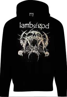 Lamb Of God Heavy Metal Band HOODIES BLACK MEN's SIZES • $24.99