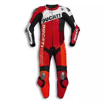 Dainese Ducati Corse C6 Mens Leather Racing Suit 58 (eu) / 48 (uk) Brand New • £100