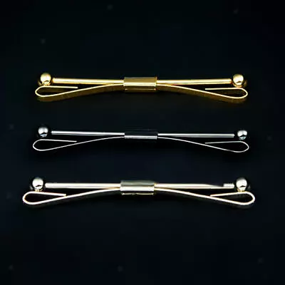 3Pack Tie Collar Pin Shirt Clip Clasp Bar Brooch Formal Suit Jewelry 6.2cm • $9.01