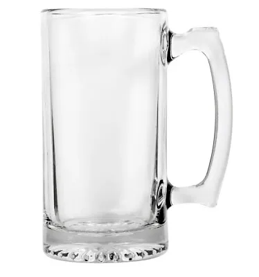 Glass Heavy Sports Mugs With Handles   26.5 Oz. • $10.99