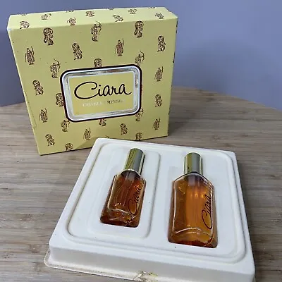 $18.75 • Buy VTG Ciara Charles Revson Concentrated Cologne Spray & Perfume Gift Set *USED!*