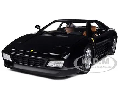 Ferrari 348 Tb Black 1/18 Diecast Model Car By Hot Wheels X5530 • $51.99