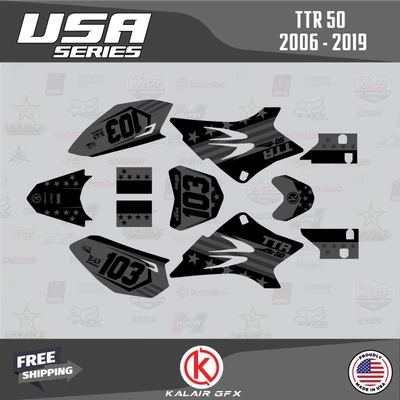 $44.99 • Buy Graphics Kit For Yamaha TTR50 (2006-2023) TTR 50 TTR-50 USA - Smoke