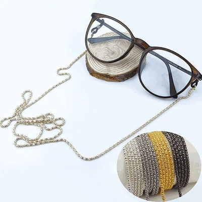 $1.20 • Buy Metal Anti-Slip Eyeglasses Chain Sunglasses Cord Reading Glasses Strap Eyewear