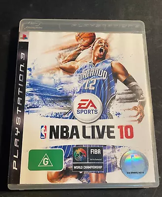 Nba Live10 | Sony Ps3 Playstation 3 + Manual [preowned] Au Seller | Pal • $36.95
