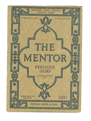 Mentor Magazine #124 FN- 5.5 1917 • $38