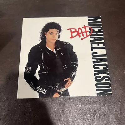 MICHAEL JACKSON Bad EPIC LP VG++/VG+ Gatefold SHRINK Z Free Ship • $24.99