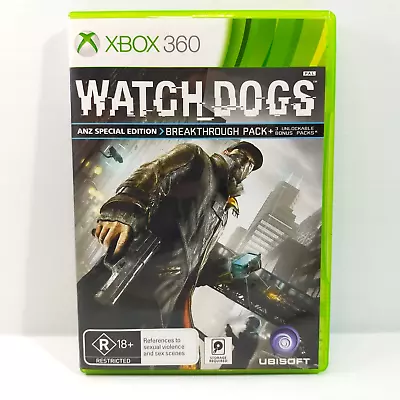 Watch Dogs Watchdogs Xbox 360 PAL Pre-Owned Complete With Manual • $7.95