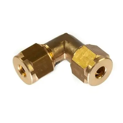 6mm Compression Elbow 90 Degrees Brass Plumbing Pipe Fitting Thunderfix • £2.88