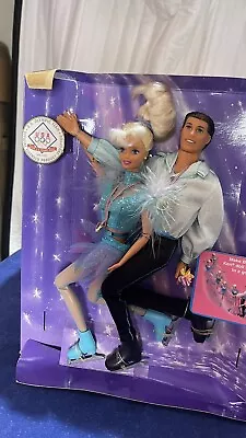 Barbie And Ken Olympic Ice Figure Skating Dolls Nagano 1998 Team Official • $25