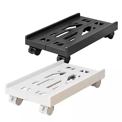 Adjustable Mobile CPU Stand Ventilated Computer Tower Stand With Rolling Caster • $39.68