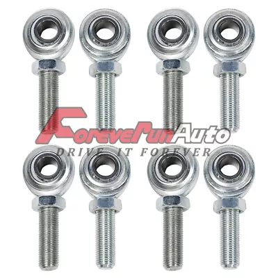 4 Link RH & LH Heim Joints Rod End 3/8 -24 Thread X 3/8  Bore W/ Jam Nut CMRL6 • $33.99