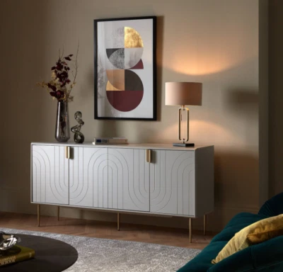 £529 • Buy John Lewis Harvard TV Stand / Sideboard, Light Grey