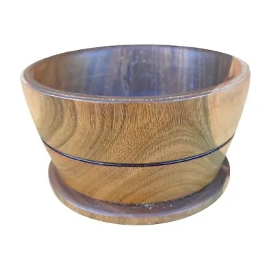 Antique Lignum Vitae Turned Wood Mortar Bowl * No Pestle * • £178.55