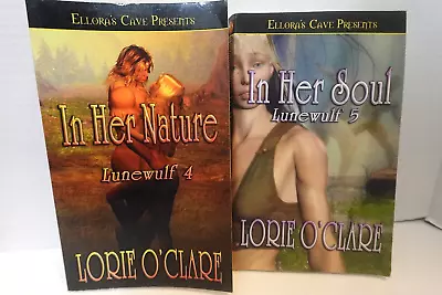 Ellora's Cave- Lunewulf 4 & 5 Erotic Fantasy Romance Paperback Books • $6