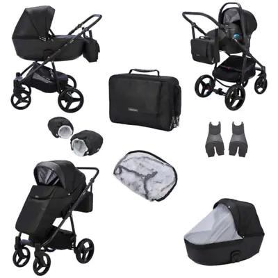 Mee-Go Santino Special Edition 3-in1 Travel System Package - Mirror Black/Galaxy • £786.44