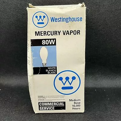 Westinghouse HF80XR 80-Watt Mercury Vapor 80W Lamp Light Bulb E22 MED BASE • $19.99