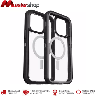 $99 • Buy Otterbox Defender XT Clear MagSafe IPhone 14 Pro Max 6.7 Clear Black