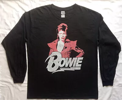 Official T-shirt Bowie. Size L Prince Iggy Pop • £24