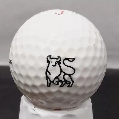 Vtg Merrill Lynch Bull Logo Golf Ball Titleist 3 384 DT90 A B Of A Company  • $9