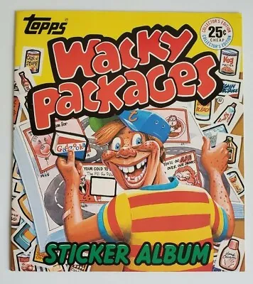 1982 Topps Wacky Packages Sticker Album In Very Good Condition • $18.95