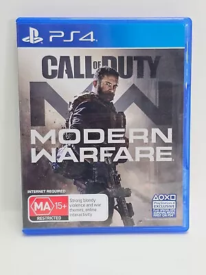 Call Of Duty Modern Warfare - Sony PlayStation 4 PS4 Game + Free Postage • $14.95