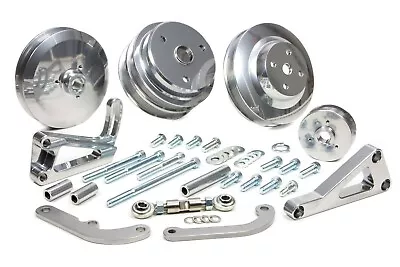 March Performance SBC Serpentine Conv Low Cost Custom Silver Kit • $475.46