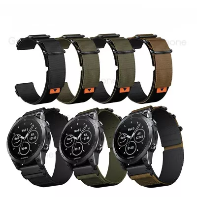 26mm Quick Fit Nylon Watch Band Strap For Garmin Fenix 5X / 5X Plus • $27.99