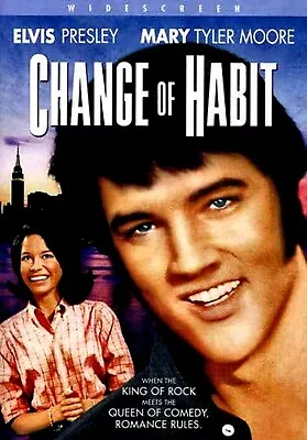Change Of Habit  - Elvis Presley Mary Tyler Moore Ed Asner   New DvD • $9.28