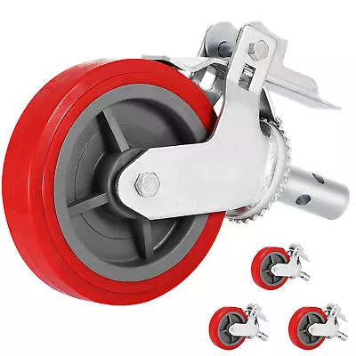 Scaffold Scaffolding Casters 8  X 2  Set Of 4 Locking Polyurethane Wheel Swivel • $63.99