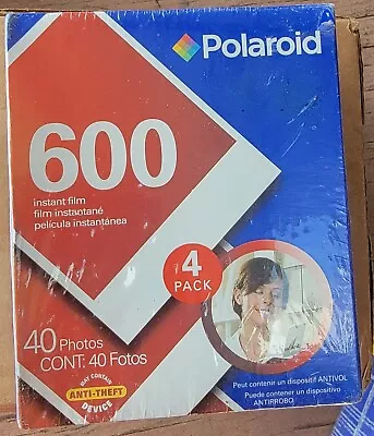 4 Pack Polaroid 600 Instant Film Photos - 2004 - 40 Photos New In PKG • $45