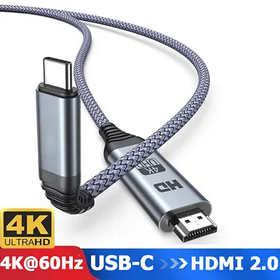 $10.51 • Buy Thunderbolt 3 USB 3.1 Type C To HDMI 2.0 Adapter Cable 6FT 4K 60Hz Macbook Pro