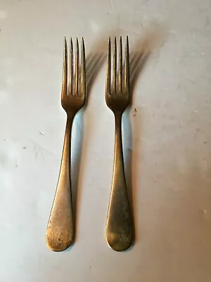 1877 N.F. CO. Silver Plate Fork Lot Of 2 Collectable • $5.99