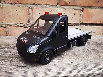 1:24 Recovery Truck Mercedes Sprinter Modified Tuning Code 3 Black 18 • £52