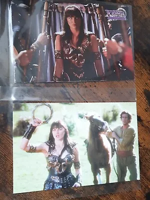 2 Xena Warrior Princess Postcards - Chakram - UK Exclusive - Memorabilia - 90s • £10