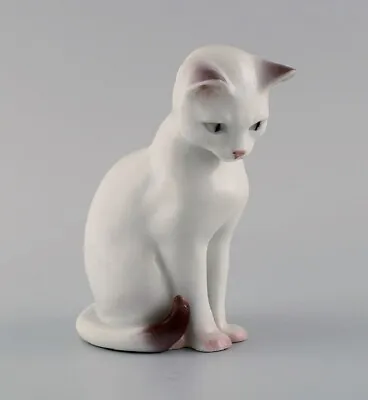 B&G / Bing & Grondahl. Sitting Cat Porcelain Figurne. Number 2476. • $170