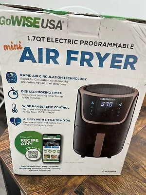 Electric Mini Air Fryer Digital Touchscreen + Recipe Book 1.7-Qt Up To 2-Qt Max • $35