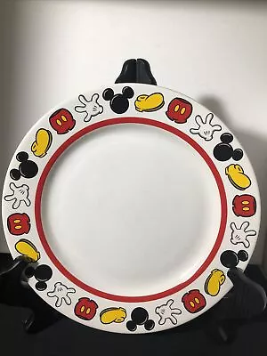 Disney Parks 11” Dinner Plate Mickey Mouse Cartoon  No Chips Or  Cracks • $20.55