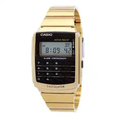 Casio Databank Alarm Quartz Digital Black Dial Men's Watch CA-506G-9AVT • $62.70